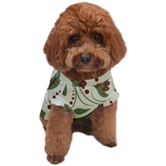 Folk Flowers Pattern  Dog T-shirt by Eskimos