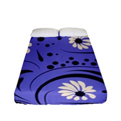 Folk Flowers Pattern  Fitted Sheet (full/ Double Size) by Eskimos