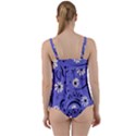 Folk flowers pattern  Twist Front Tankini Set View2