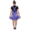 Folk flowers pattern  Velvet Suspender Skater Skirt View2