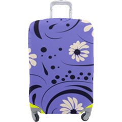 Folk Flowers Pattern  Luggage Cover (large) by Eskimos