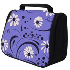 Folk Flowers Pattern  Full Print Travel Pouch (big) by Eskimos