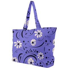 Folk Flowers Pattern  Simple Shoulder Bag by Eskimos