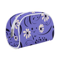 Folk Flowers Pattern  Make Up Case (small) by Eskimos