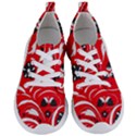 Folk flowers pattern  Women s Lightweight Sports Shoes View1