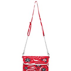 Folk Flowers Pattern  Mini Crossbody Handbag by Eskimos