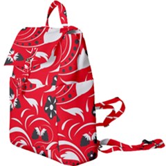 Folk Flowers Pattern  Buckle Everyday Backpack by Eskimos