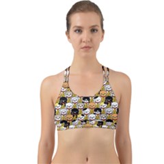 Cat-seamless-pattern-lucky-cat-japan-maneki-neko-vector-kitten-calico-pet-scarf-isolated-repeat-back Back Web Sports Bra by elchino