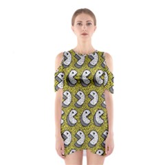 Memphis-seamless4-[converted5]redbubble8192 Shoulder Cutout One Piece Dress by elchino