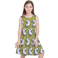 Memphis-seamless4-[converted5]redbubble8192 Kids  Skater Dress by elchino