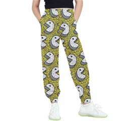 Memphis-seamless4-[converted5]redbubble8192 Kids  Elastic Waist Pants