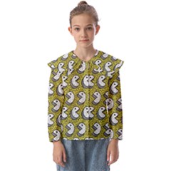 Memphis-seamless4-[converted5]redbubble8192 Kids  Peter Pan Collar Blouse by elchino