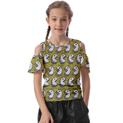 Memphis-seamless4-[converted5]redbubble8192 Kids  Butterfly Cutout Tee by elchino