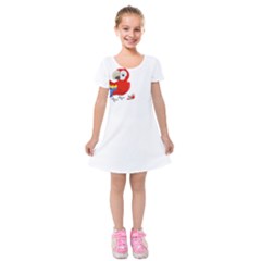 Untitled Design (5) Photo 1607517624237 Kids  Short Sleeve Velvet Dress