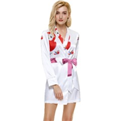 Untitled Design (5) Photo 1607517624237 Long Sleeve Satin Robe by Basab896