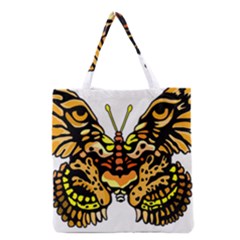 Bigcat Butterfly Grocery Tote Bag by IIPhotographyAndDesigns