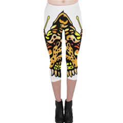 Bigcat Butterfly Capri Leggings  by IIPhotographyAndDesigns