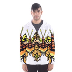 Bigcat Butterfly Men s Hooded Windbreaker by IIPhotographyAndDesigns