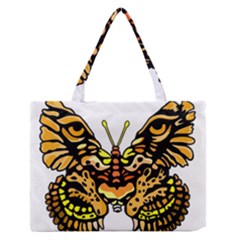 Bigcat Butterfly Zipper Medium Tote Bag by IIPhotographyAndDesigns