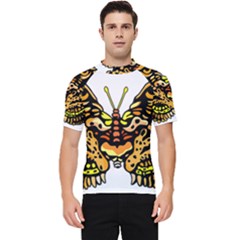 Bigcat Butterfly Men s Short Sleeve Rash Guard by IIPhotographyAndDesigns