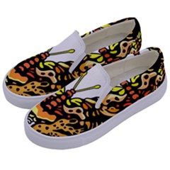 Bigcat Butterfly Kids  Canvas Slip Ons by IIPhotographyAndDesigns