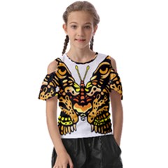 Bigcat Butterfly Kids  Butterfly Cutout Tee by IIPhotographyAndDesigns