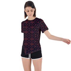 Spiro Asymmetrical Short Sleeve Sports Tee by Sparkle