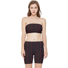 Spiro Stretch Shorts And Tube Top Set