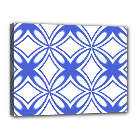 Pattern 6-21-4c Canvas 16  X 12  (stretched) by PatternFactory