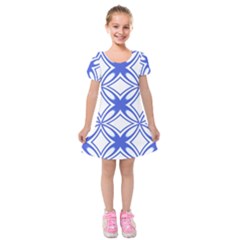 Pattern 6-21-4c Kids  Short Sleeve Velvet Dress by PatternFactory