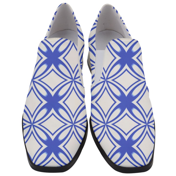 Pattern 6-21-4c Women Slip On Heel Loafers