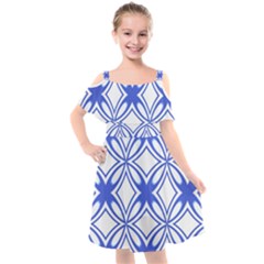 Pattern 6-21-4c Kids  Cut Out Shoulders Chiffon Dress by PatternFactory