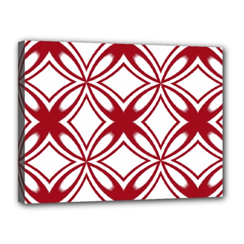 Pattern 6-21-4b Canvas 16  X 12  (stretched) by PatternFactory