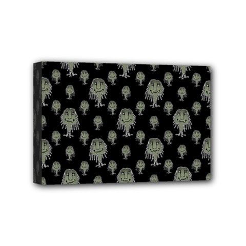 Funny Monsters Motif Drawing Pattern Mini Canvas 6  X 4  (stretched) by dflcprintsclothing