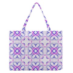 Pattern 6-21-5a Zipper Medium Tote Bag by PatternFactory