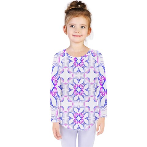 Pattern 6-21-5a Kids  Long Sleeve Tee by PatternFactory