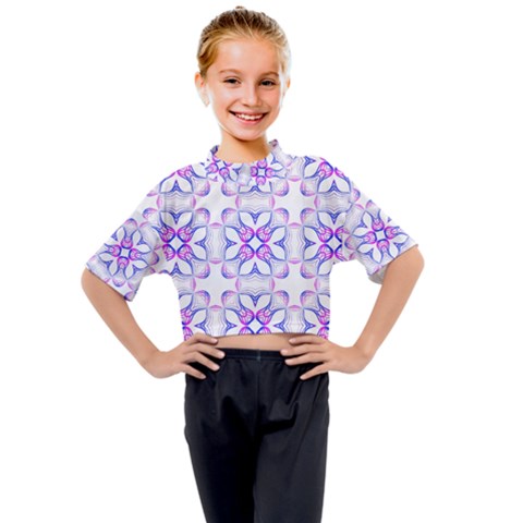 Pattern 6-21-5a Kids Mock Neck Tee by PatternFactory