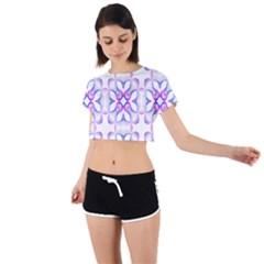 Pattern 6-21-5a Tie Back Short Sleeve Crop Tee by PatternFactory