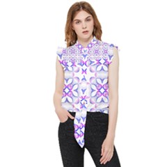 Pattern 6-21-5a Frill Detail Shirt by PatternFactory