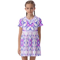 Pattern 6-21-5a Kids  Asymmetric Collar Dress