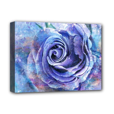 Watercolor-rose-flower-romantic Deluxe Canvas 16  x 12  (Stretched) 