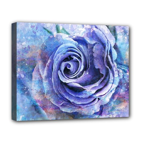 Watercolor-rose-flower-romantic Deluxe Canvas 20  X 16  (stretched) by Sapixe