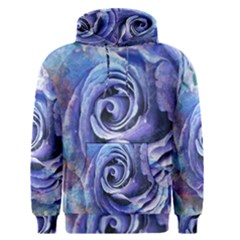 Watercolor-rose-flower-romantic Men s Core Hoodie