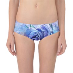 Watercolor-rose-flower-romantic Classic Bikini Bottoms