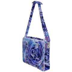 Watercolor-rose-flower-romantic Cross Body Office Bag