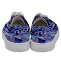 Watercolor-rose-flower-romantic Kids  Low Top Canvas Sneakers View4