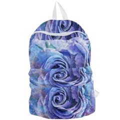 Watercolor-rose-flower-romantic Foldable Lightweight Backpack by Sapixe