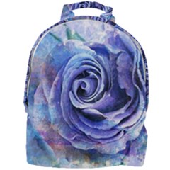 Watercolor-rose-flower-romantic Mini Full Print Backpack