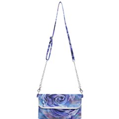 Watercolor-rose-flower-romantic Mini Crossbody Handbag