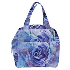 Watercolor-rose-flower-romantic Boxy Hand Bag